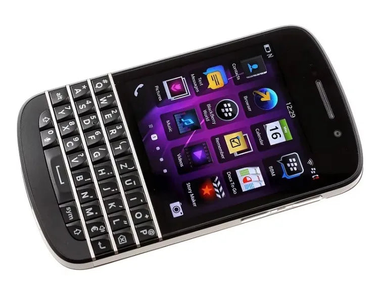 For Blackberry Q10 BLACK Original Cheap GSM Full Keyboard QWERTY Touch Screen Mobile Cell Phone Smartphone Q10