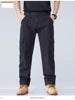 Men Streetwear Casual Straight Multi Pockets Cargo Pants Customized Men Hot Sale Outdoor Hiking Cotton Oversize Cargo Trousers