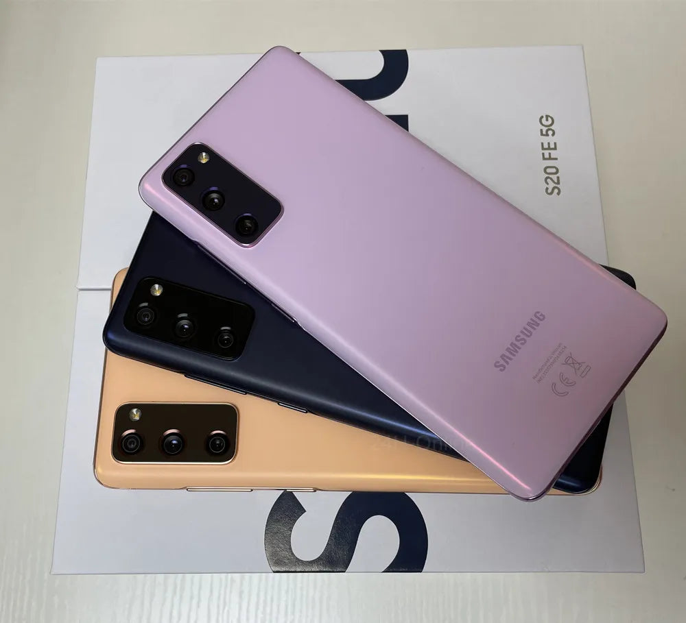 Samsung Galaxy S20 FE S20 Lite 5G G781U1 G7810 G781B 6.5" ROM 128/256GB RAM 6/8GB Snapdragon NFC Original Unlocked Cell Phone