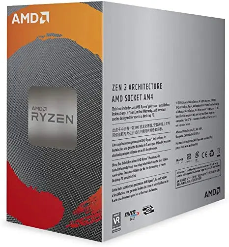 Ryzen PCTEKCO R5 3600X 8-Core, 16-Thread Unlocked Desktop Processor with Wraith Prism LED Cooler