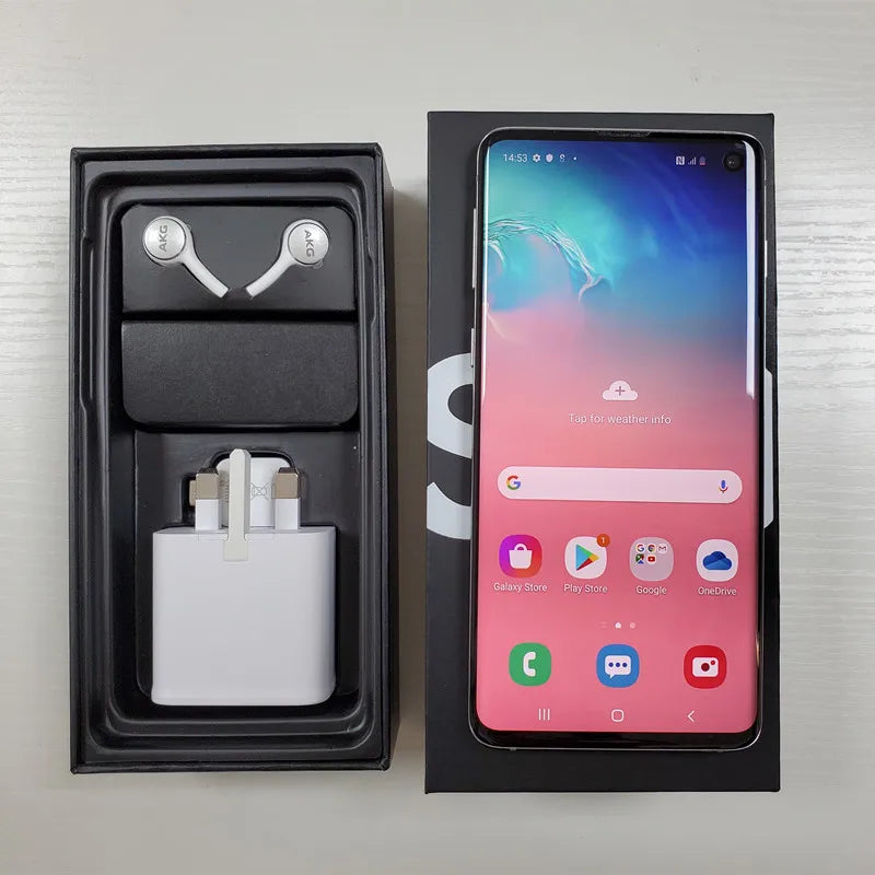 Original Samsung Galaxy S10 Duos G973FD G973F/DS Dual Sim Global Version 6.1" 8GB RAM 128GB ROM Exynos 4G LTE