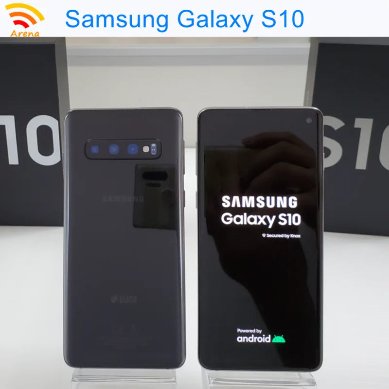 Original Samsung Galaxy S10 Duos G973FD G973F/DS Dual Sim Global Version 6.1" 8GB RAM 128GB ROM Exynos 4G LTE