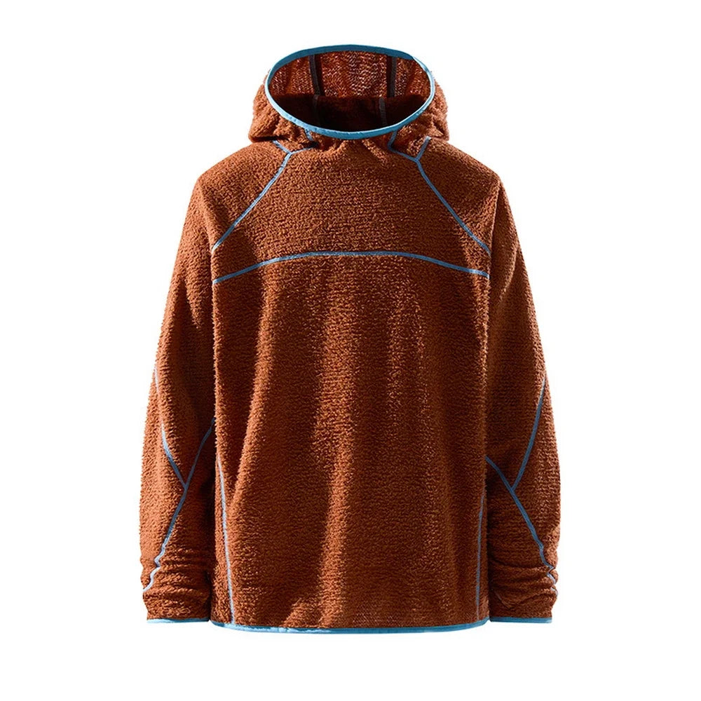 New Hooded Sweatshirt 2025 Winter Lightweight Ultra-Light Warm Hoodie Unisex Solid Color Thickened Hoodie for Autumn and Winter