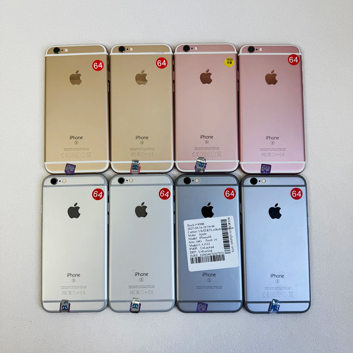 Apple iPhone 6S 4.7inch IOS Original Unlocked Mobile Phone 16/32/64/128GB ROM 2GB RAM 12MP 4G LTE Original 90% New CellPhone