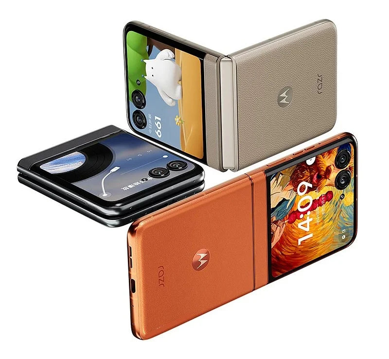 Original Motorola Moto Razr 50 (2024) XT2453 8GB+256GB ROM 1 Sim+1 eSim Virtually New Unlocked Flip Smartphone