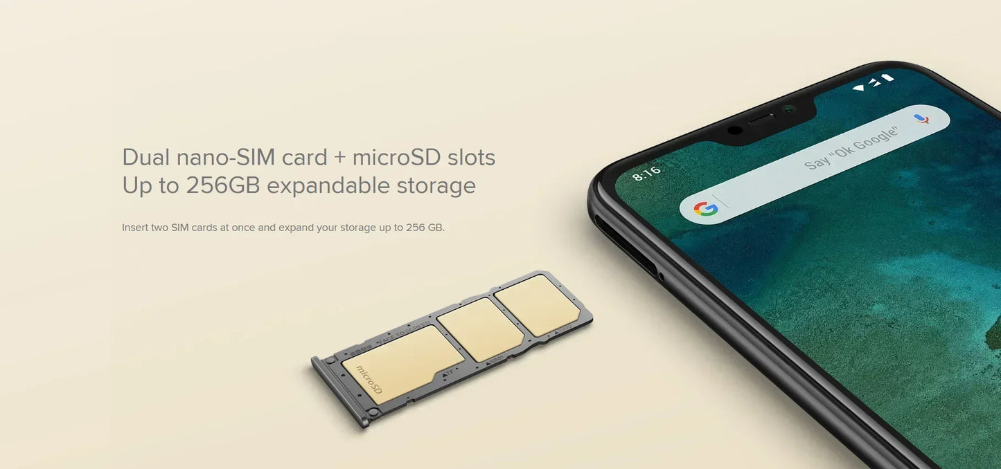 Xiaomi Redmi 6 Pro 4GB 64GB 4000 mAh Snapdragon 625 Pixels Batterry Dual SIM Android Global Rom 4G Smartphone 3GB 32GB Cellphone