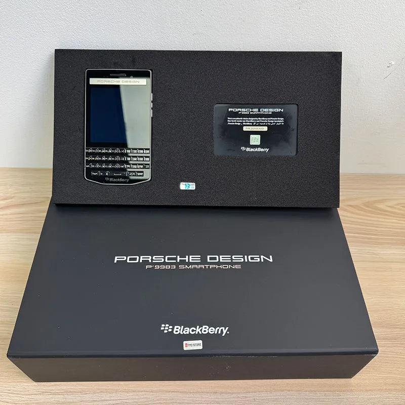 BlackBerry Original P'9983 Cellphone 64GB 2GB RAM 8MP Camera Arabic Keyboard Unlocked Phone Bluetooth Supported