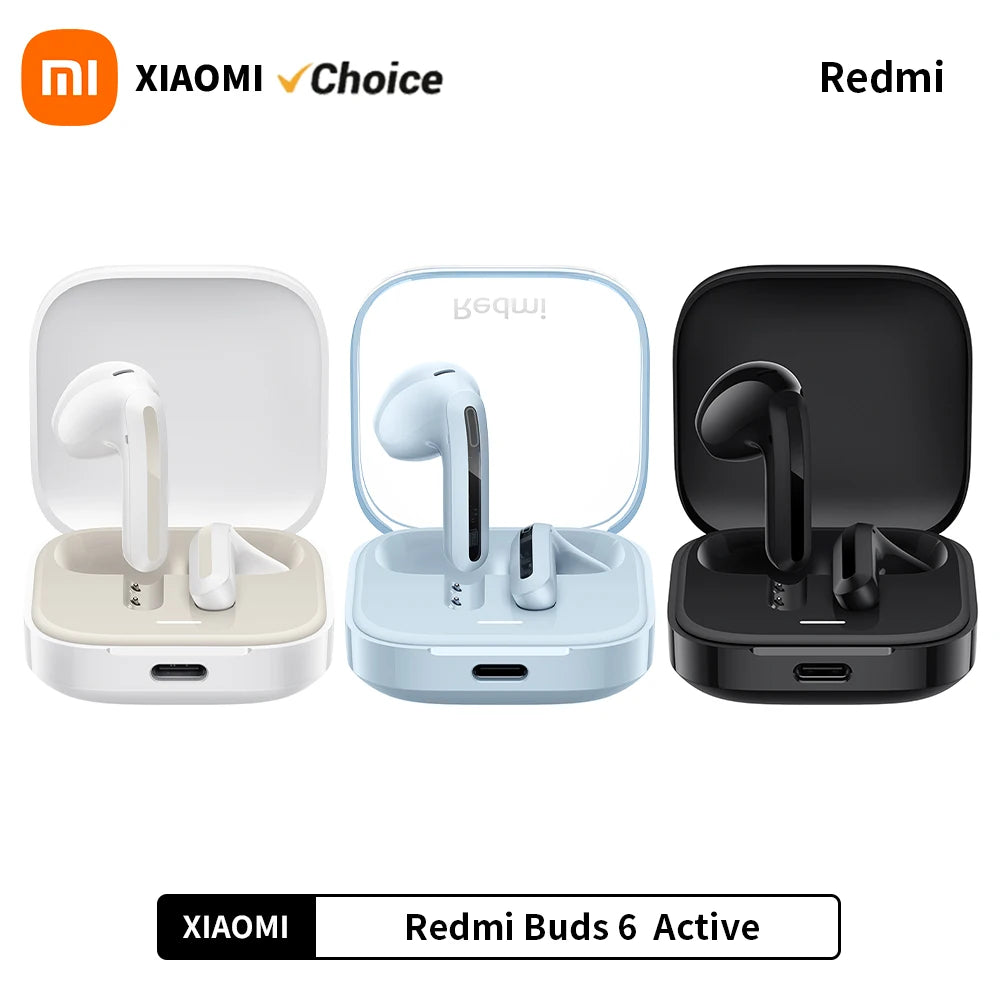 New Xiaomi Redmi Buds 6 Vitality Edition Bluetooth 5.4 Noise Reduction Earphone 30H Battery Life 5 Tuning Modes Wireless Headset