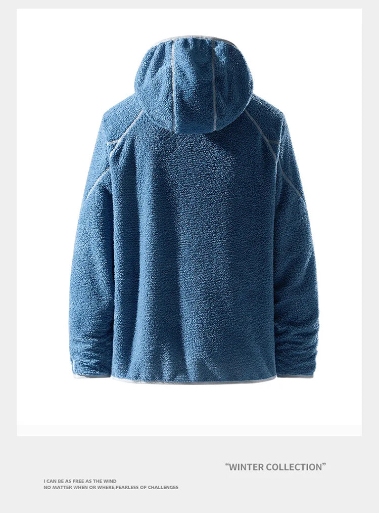 New Hooded Sweatshirt 2025 Winter Lightweight Ultra-Light Warm Hoodie Unisex Solid Color Thickened Hoodie for Autumn and Winter