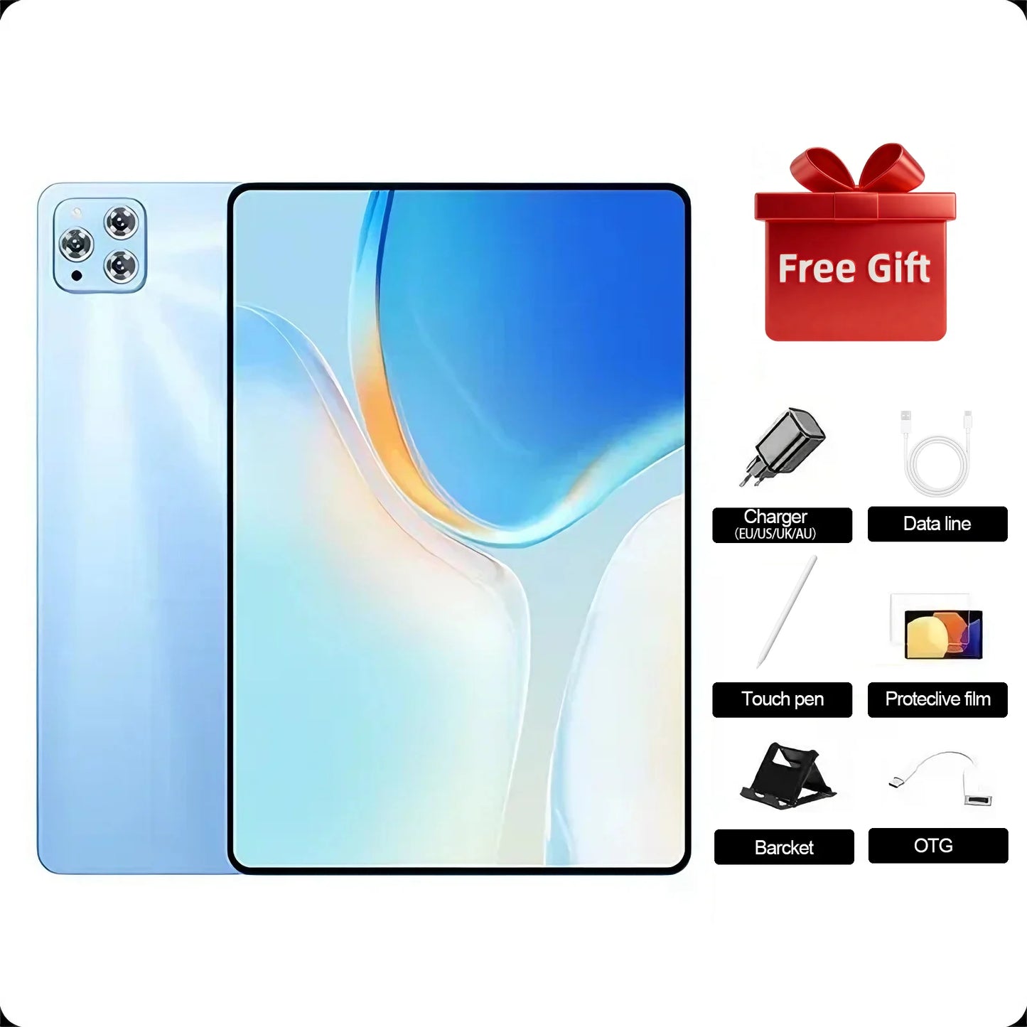 2026 12 inch iPad Air Pro 5G Tablet 24GB+2T 20000mAh Snapdragon 8Gen3 Android 16 5G Dual SIM GPS WIFI Original tableta android