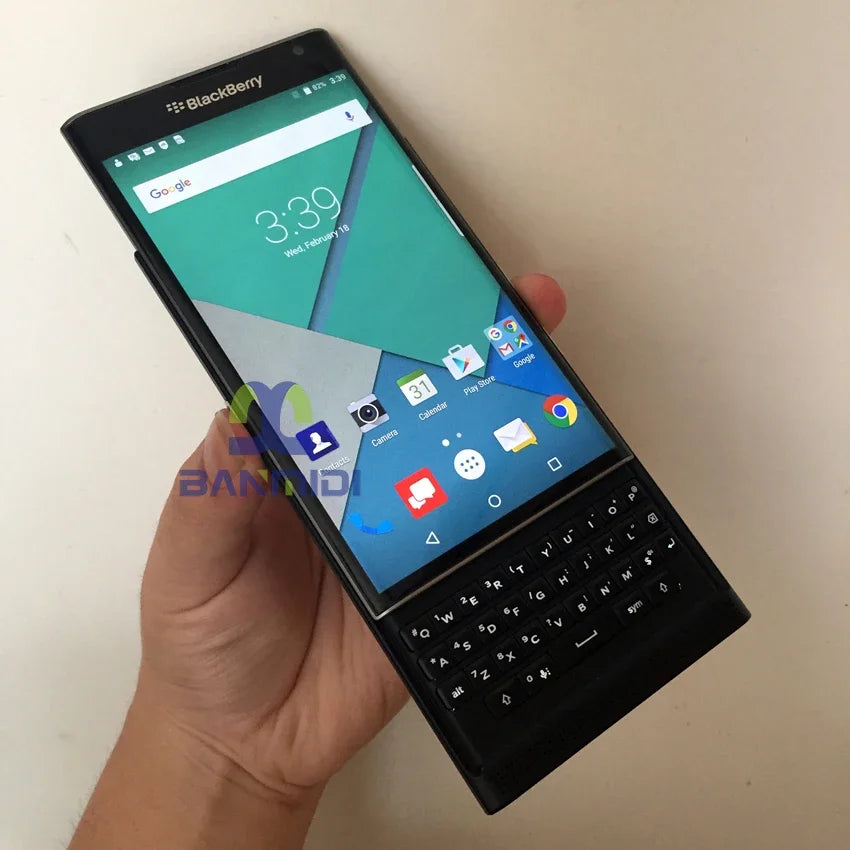 BlackBerry Priv Unlocked Original Mobile Cell Phone 5.4' AMOLED Cellphone 3GB RAM 32GB ROM 18MP Camera Slider Smartphone Android