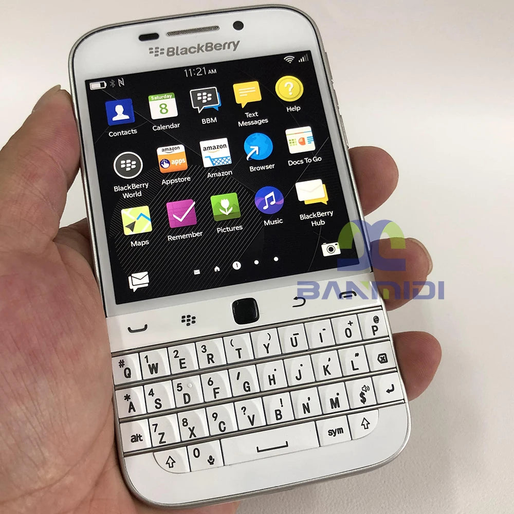 Original BlackBerry Q20 Classic 4G LTE Mobile Cell Phone 8MP WIFI 16G ROM BlackBerryOS QWERTY Unlocked Smartphone