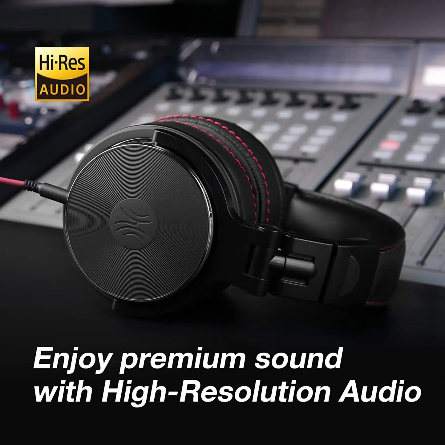 Wired Professional Studio Pro DJ Headphones With Microphone