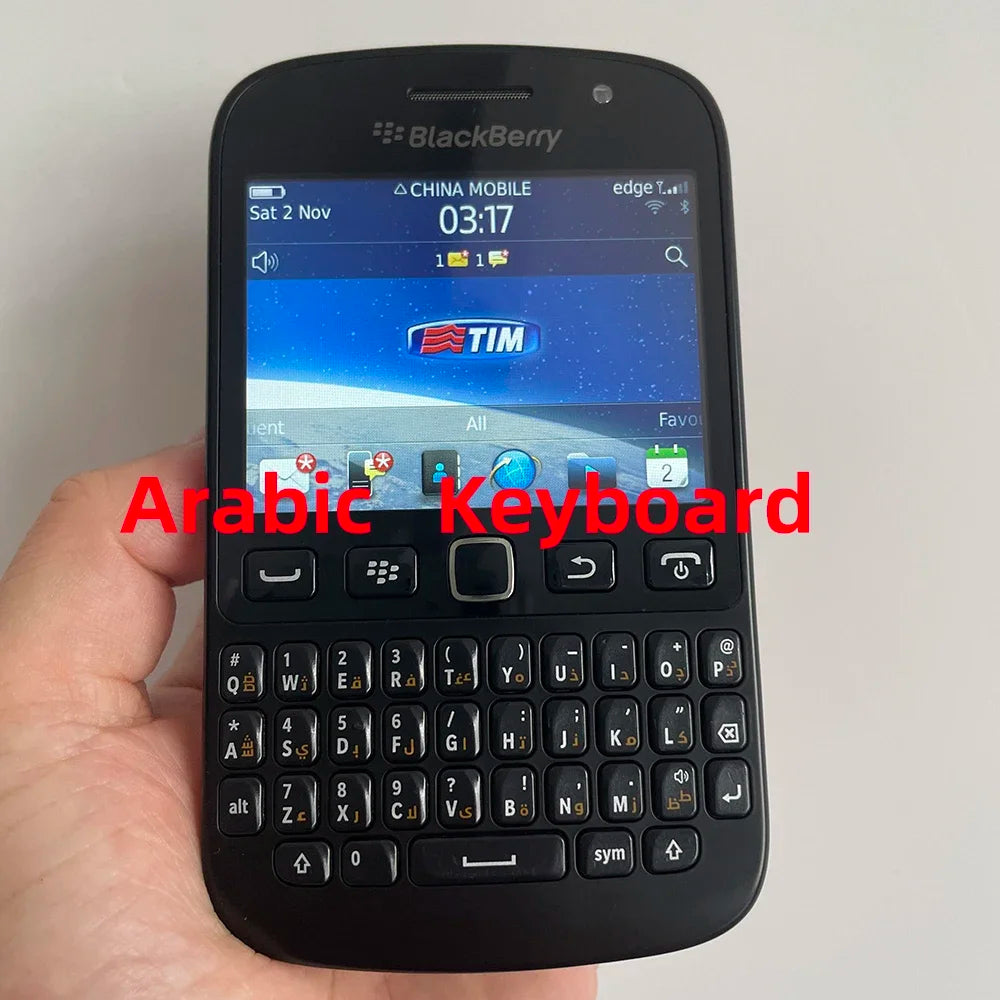 Original Blackberry 9720 Samoa 2G 3G Mobile Cell Phone 2.8" 5MP WiFi BlackBerry OS Smartphone QWERTY Keyboard Cellphone Unlocked