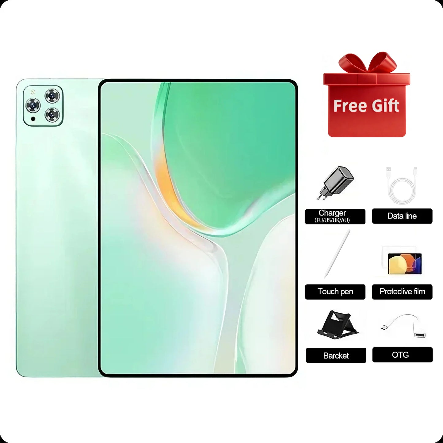 2026 12 inch iPad Air Pro 5G Tablet 24GB+2T 20000mAh Snapdragon 8Gen3 Android 16 5G Dual SIM GPS WIFI Original tableta android