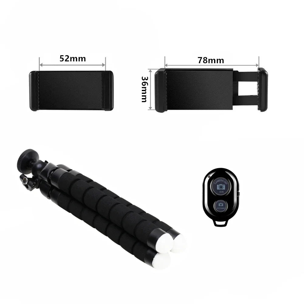 Smartphone Universal Tripod Phone Tripod for Mobile Monopod Tripod for Camera Holder Selfie Bluetooth-compatible Remote Shutter