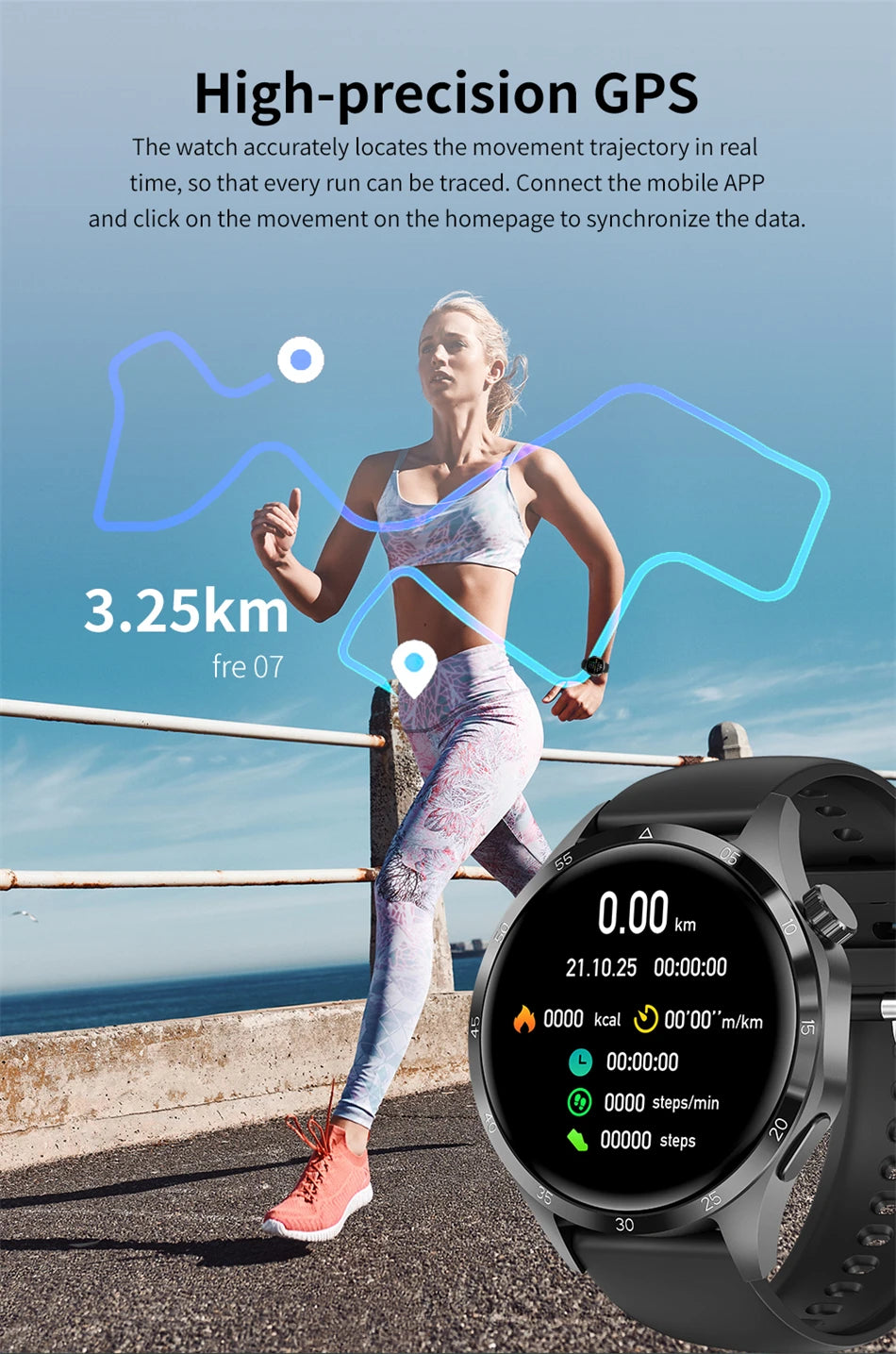 2025 1.53 inch AMOLED HD Screen Watch 4 Pro SmartWatch Men BT Call GPS NFC Health Monitori Smartwatch Mens Watch For Android IOS