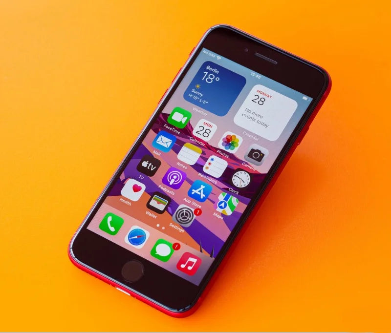 Original iPhone SE 3 (2022) 5G SE3 4.7" Unlocked 64/128GB ROM IOS Fingerprint A15 Bionic IPS LCD NFC Small Screen Phone