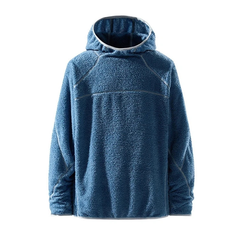 New Hooded Sweatshirt 2025 Winter Lightweight Ultra-Light Warm Hoodie Unisex Solid Color Thickened Hoodie for Autumn and Winter