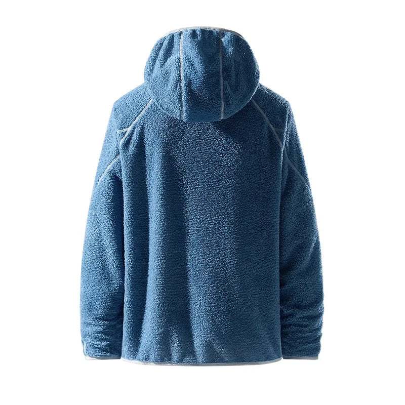 New Hooded Sweatshirt 2025 Winter Lightweight Ultra-Light Warm Hoodie Unisex Solid Color Thickened Hoodie for Autumn and Winter