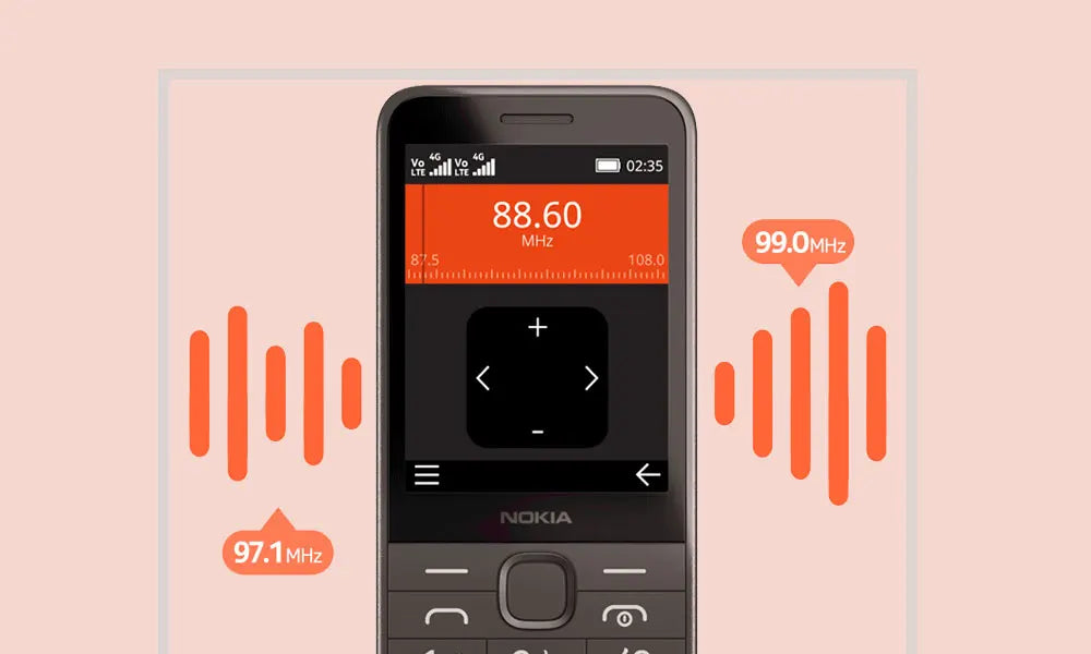 Nokia 235 4G Feature Phone Bluetooth 5.0 FM Radio Dual SIM 1450mAh Bettery Type-C Port Mobile Phone New And Original