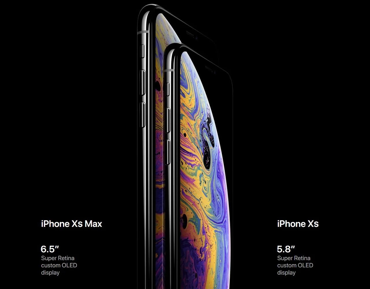 Apple iPhone XS 5.8"/XS MAX 6.5“RAM 4GB ROM 64GB/256GB/512GB Smartphone Hexa Core IOS A12 Bionic NFC LTE 4G Unlocked Used Phone