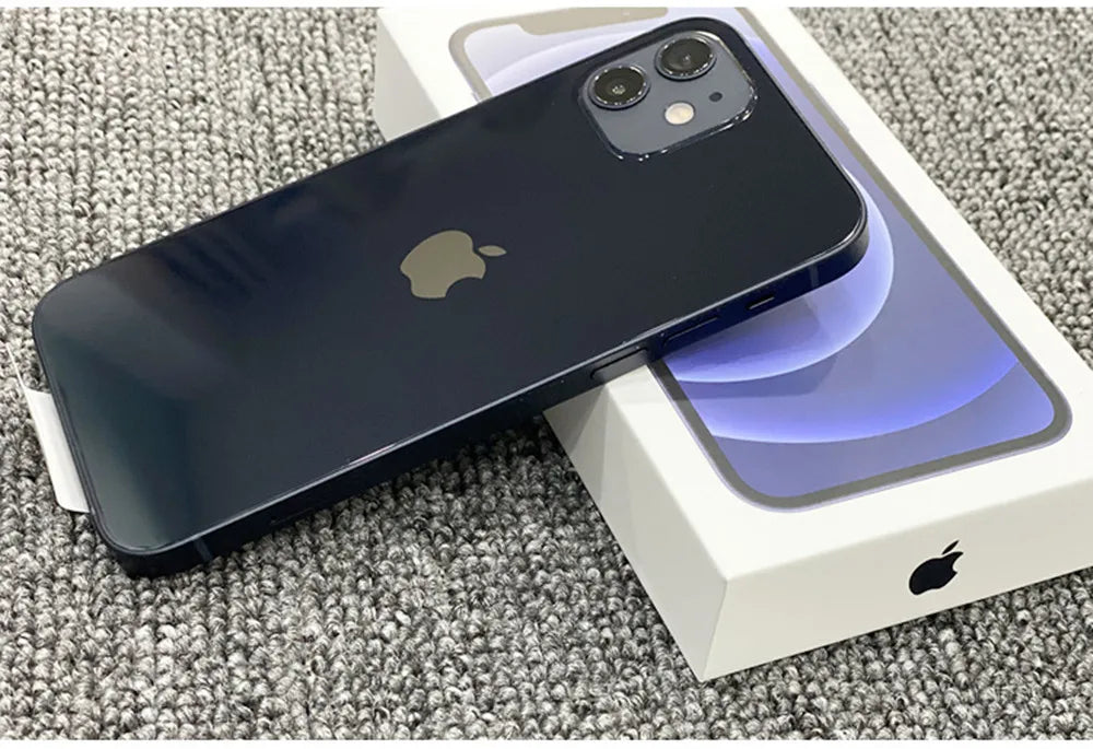 Original Apple iPhone 12 Mini 12Mini 5.4" OLED RAM 4GB ROM 64/128/256GB A14 IOS Face ID NFC 5G 99% New Unlocked Cell Phone