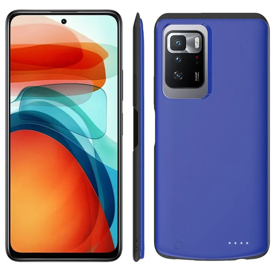 6800Mah Smart Battery Charger Case for Xiaomi Redmi Note 10 Note 10 Pro Case for Xiaomi Redmi Note 10 Pro Power Case