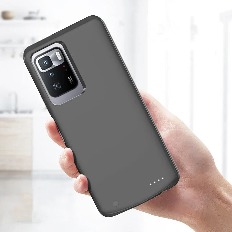 6800Mah Smart Battery Charger Case for Xiaomi Redmi Note 10 Note 10 Pro Case for Xiaomi Redmi Note 10 Pro Power Case