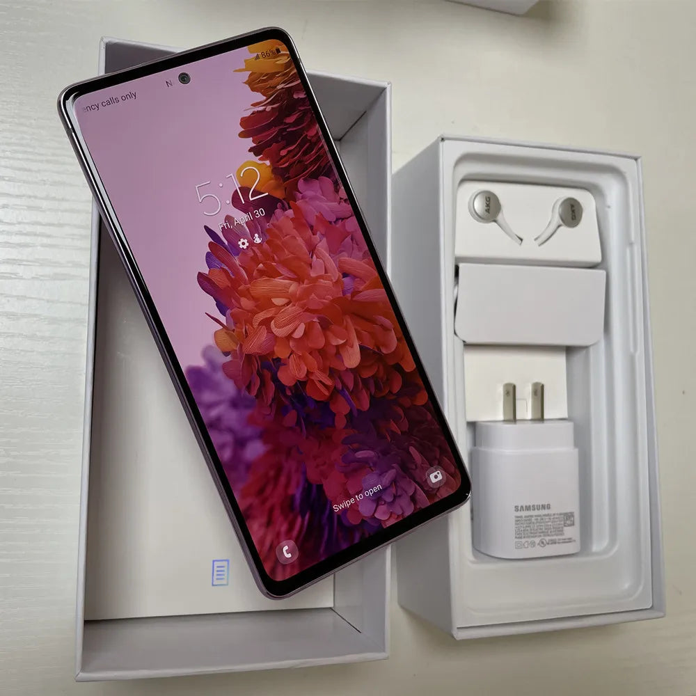 Samsung Galaxy S20 FE S20 Lite 5G G781U1 G7810 G781B 6.5" ROM 128/256GB RAM 6/8GB Snapdragon NFC Original Unlocked Cell Phone