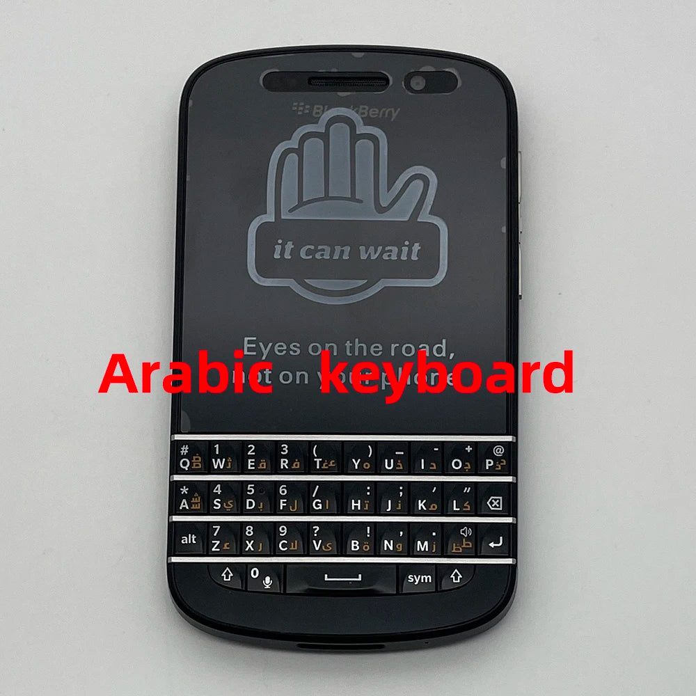 Original Blackberry Q10 4G Mobile Phone Arabic Keyboard 3.1" 2GB RAM 16GB ROM 8MP Dual Core Cellphone BlackBerryOS SmartPhone
