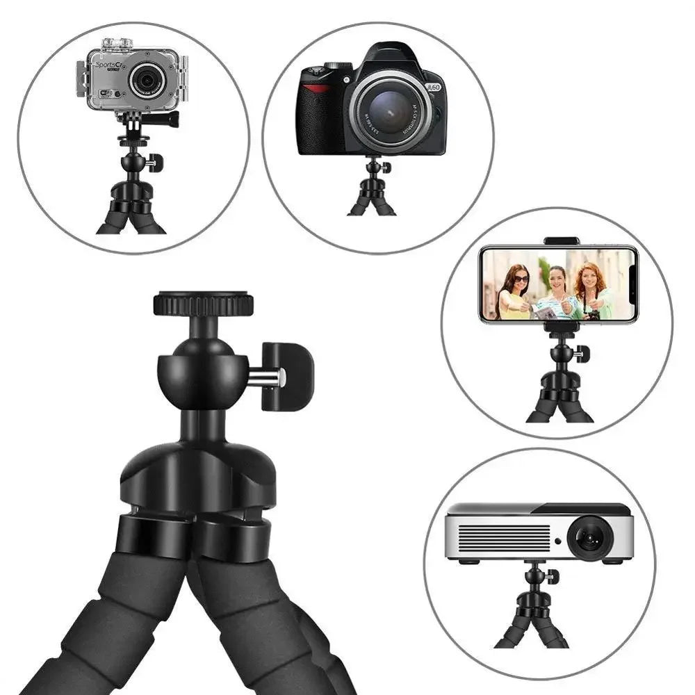 Smartphone Universal Tripod Phone Tripod for Mobile Monopod Tripod for Camera Holder Selfie Bluetooth-compatible Remote Shutter