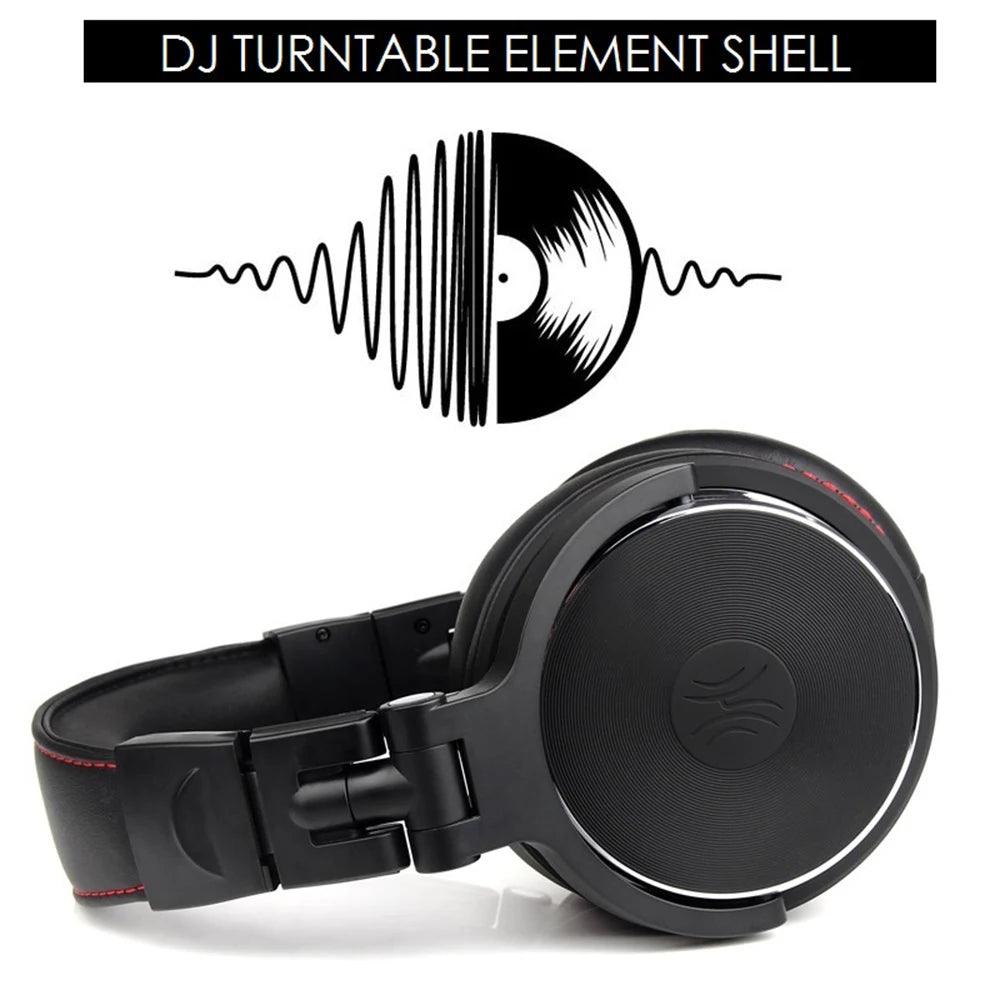 Wired Professional Studio Pro DJ Headphones With Microphone