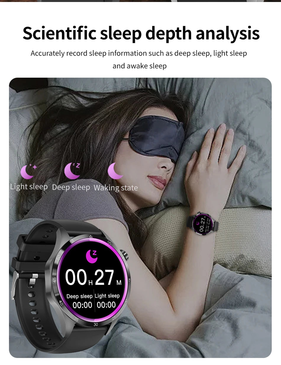 2025 1.53 inch AMOLED HD Screen Watch 4 Pro SmartWatch Men BT Call GPS NFC Health Monitori Smartwatch Mens Watch For Android IOS