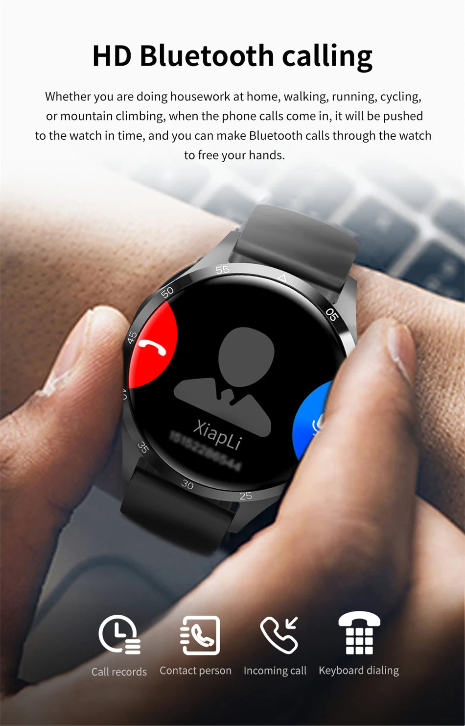 2025 1.53 inch AMOLED HD Screen Watch 4 Pro SmartWatch Men BT Call GPS NFC Health Monitori Smartwatch Mens Watch For Android IOS