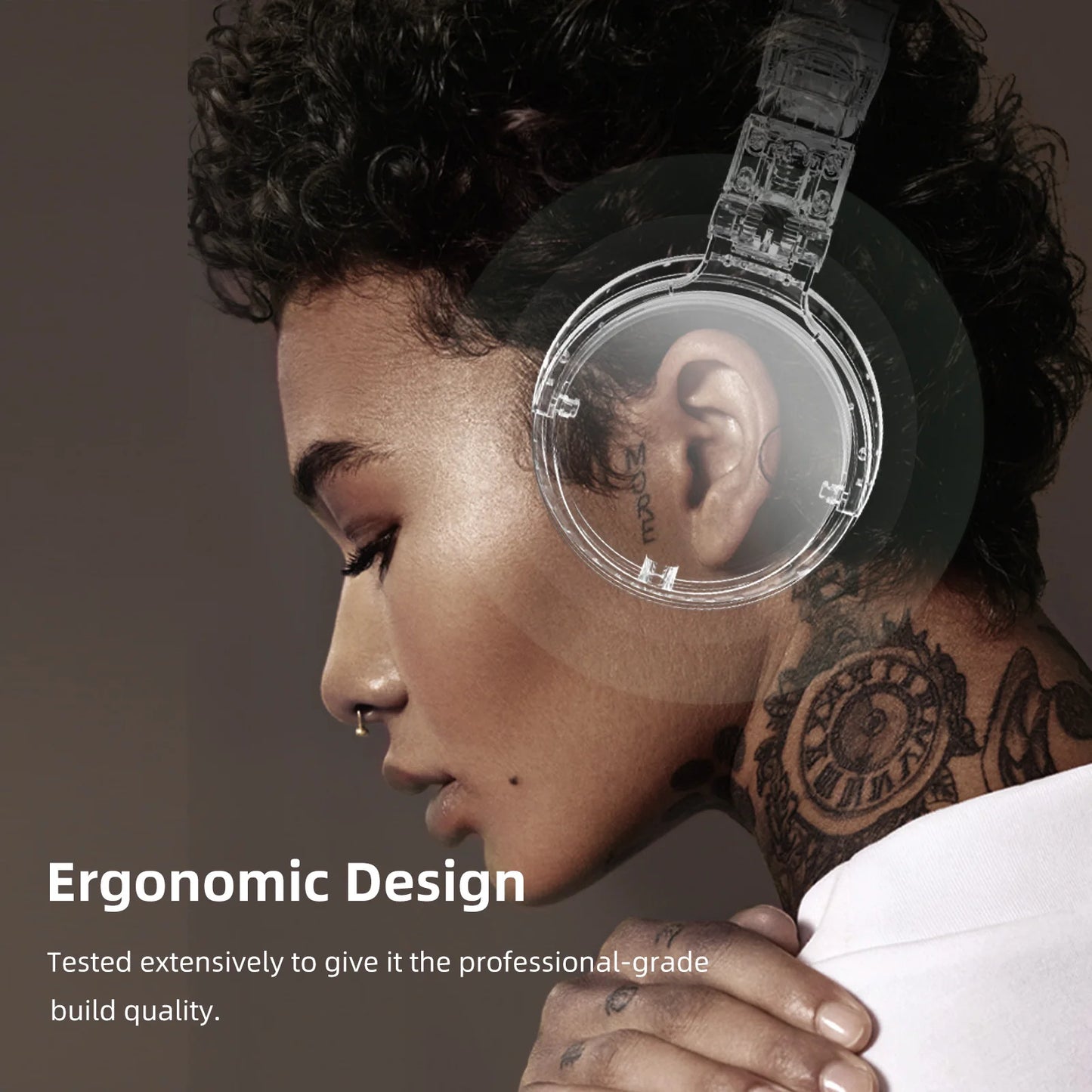 Wired Professional Studio Pro DJ Headphones With Microphone