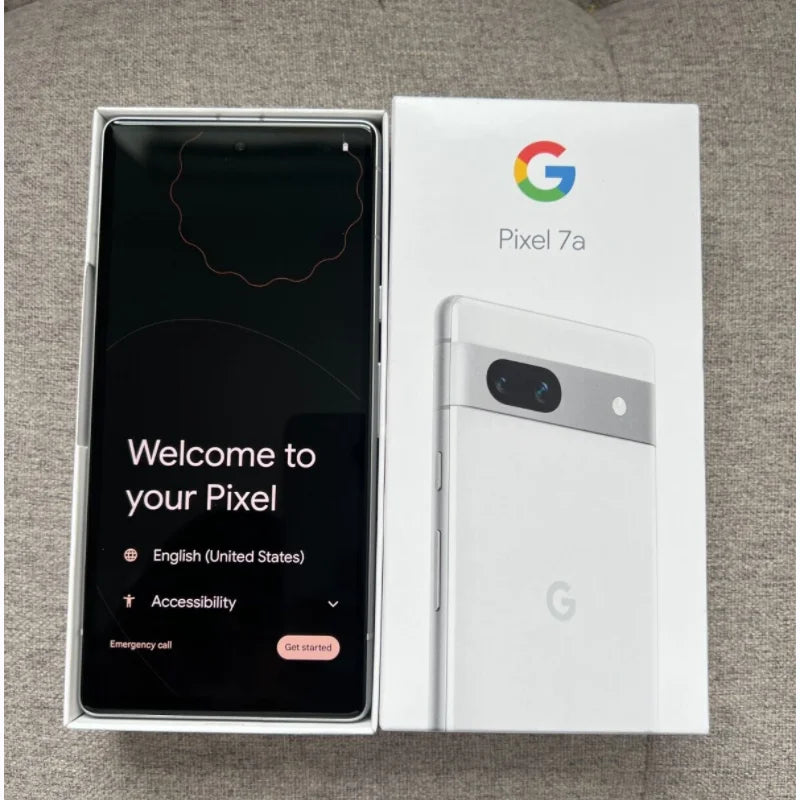 Google Pixel 7A 128GB ROM 6.1" OLED 8GB RAM NFC Google Tensor G2 eSIM Octa Core Unlocked Android Pixel7A Original Mobile Phone