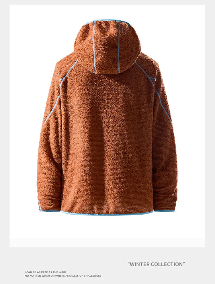 New Hooded Sweatshirt 2025 Winter Lightweight Ultra-Light Warm Hoodie Unisex Solid Color Thickened Hoodie for Autumn and Winter
