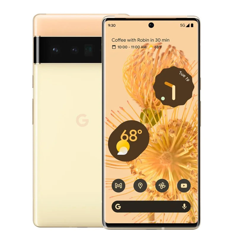 Google Pixel 6 Pro 5G 6.71" 12GB RAM 128/256/512GB ROM NFC Google Tensor Original Unlocked 6Pro Android Cell Phone