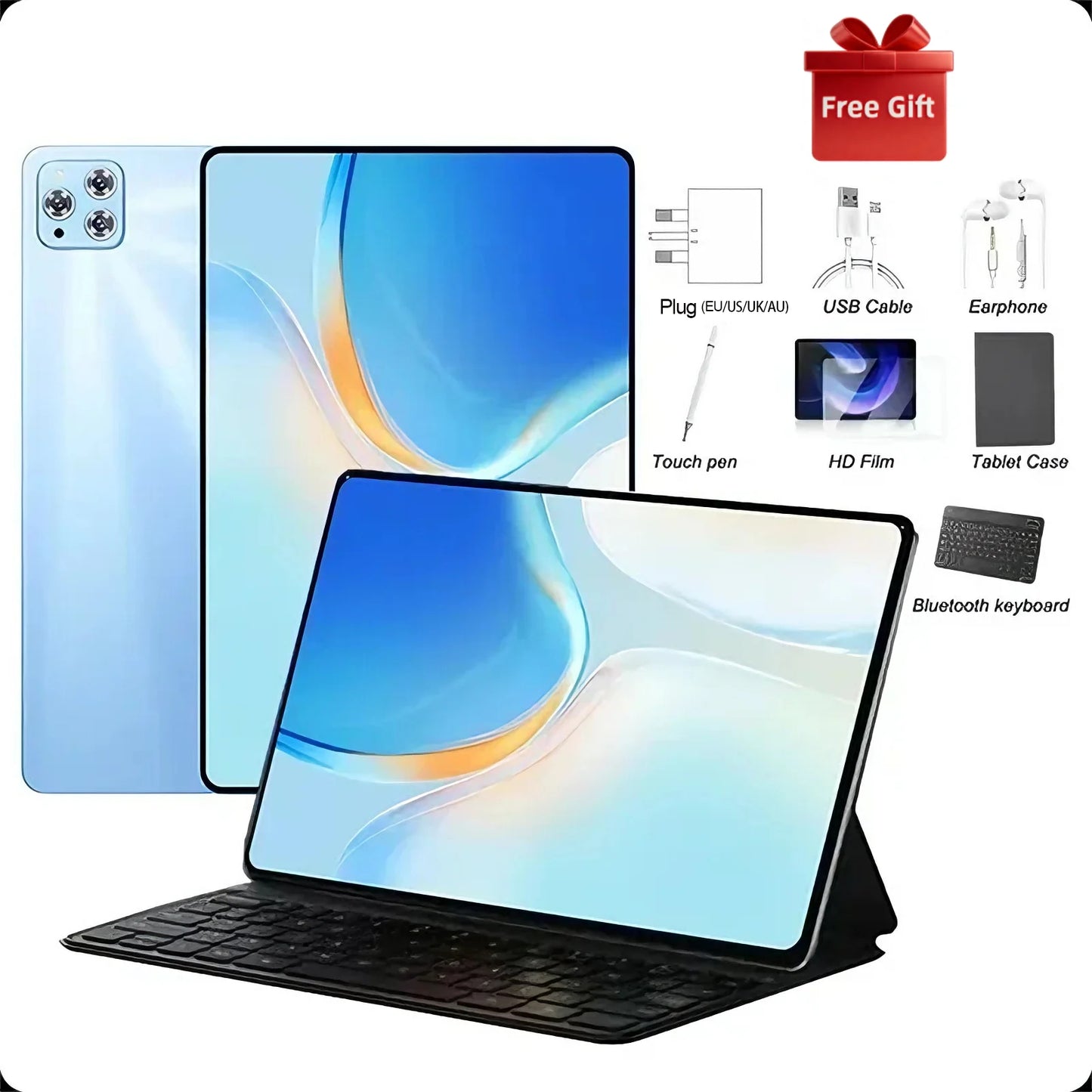 2026 12 inch iPad Air Pro 5G Tablet 24GB+2T 20000mAh Snapdragon 8Gen3  Android 16 5G Dual SIM GPS WIFI Original tableta android