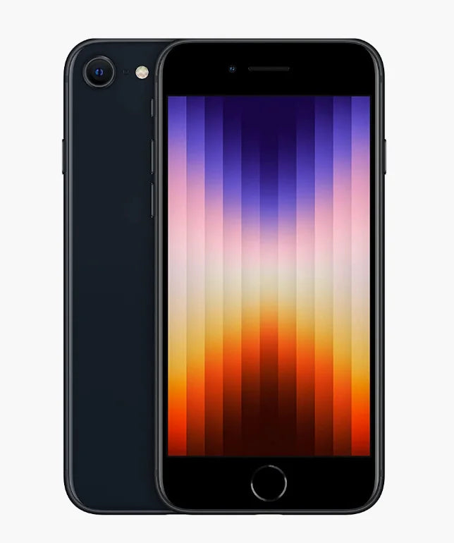 Original iPhone SE 3 (2022) 5G SE3 4.7" Unlocked 64/128GB ROM IOS Fingerprint A15 Bionic IPS LCD NFC Small Screen Phone