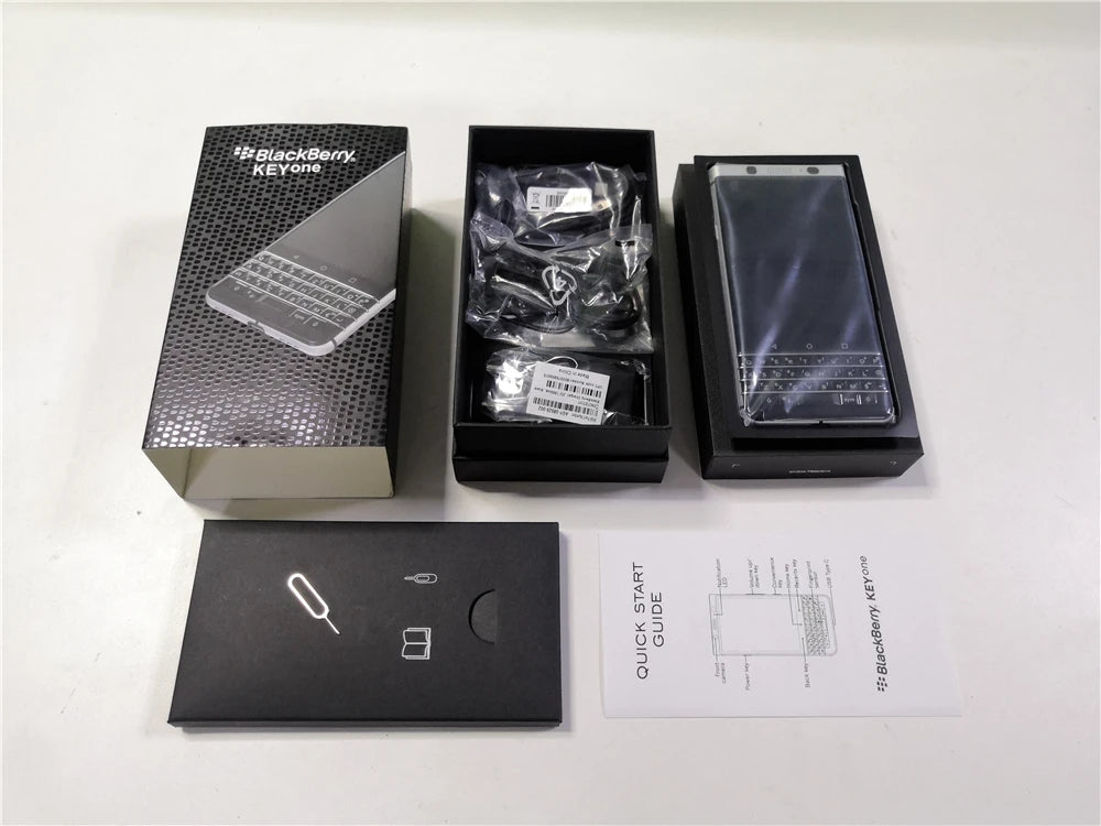 Original BlackBerry Keyone K1 Cellphone QWERTY Keyboard 12MP 4.5" 3GB RAM 32GB ROM 3G 4G LTE Unlocked Android KEY1 Mobile Phone
