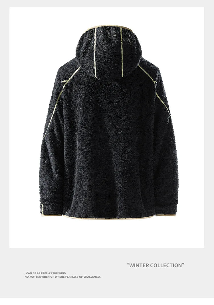 New Hooded Sweatshirt 2025 Winter Lightweight Ultra-Light Warm Hoodie Unisex Solid Color Thickened Hoodie for Autumn and Winter