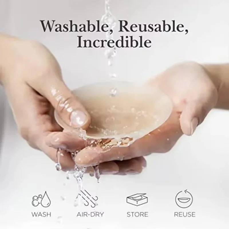 New Reusable Silicone Nipple Cover for Women Bra Sticker Breast Petal Strapless Bra Invisible Boob Pads Chest Pasties Intimates