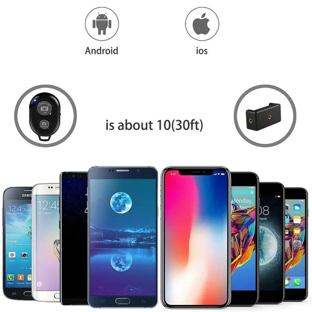 Smartphone Universal Tripod Phone Tripod for Mobile Monopod Tripod for Camera Holder Selfie Bluetooth-compatible Remote Shutter