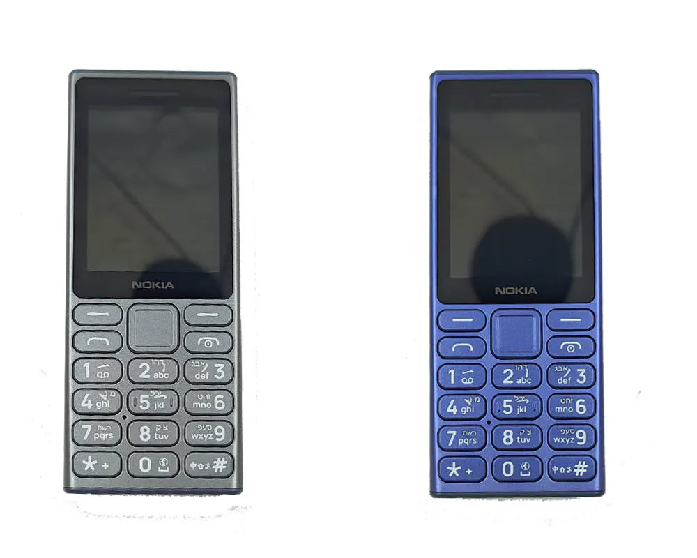 New and Original Nokia 125 4G Feature Phone Dual SIM 1450mAh Bettery Bluetooth 5.0 FM Radio Mobile Phone Hebrew Keyboard