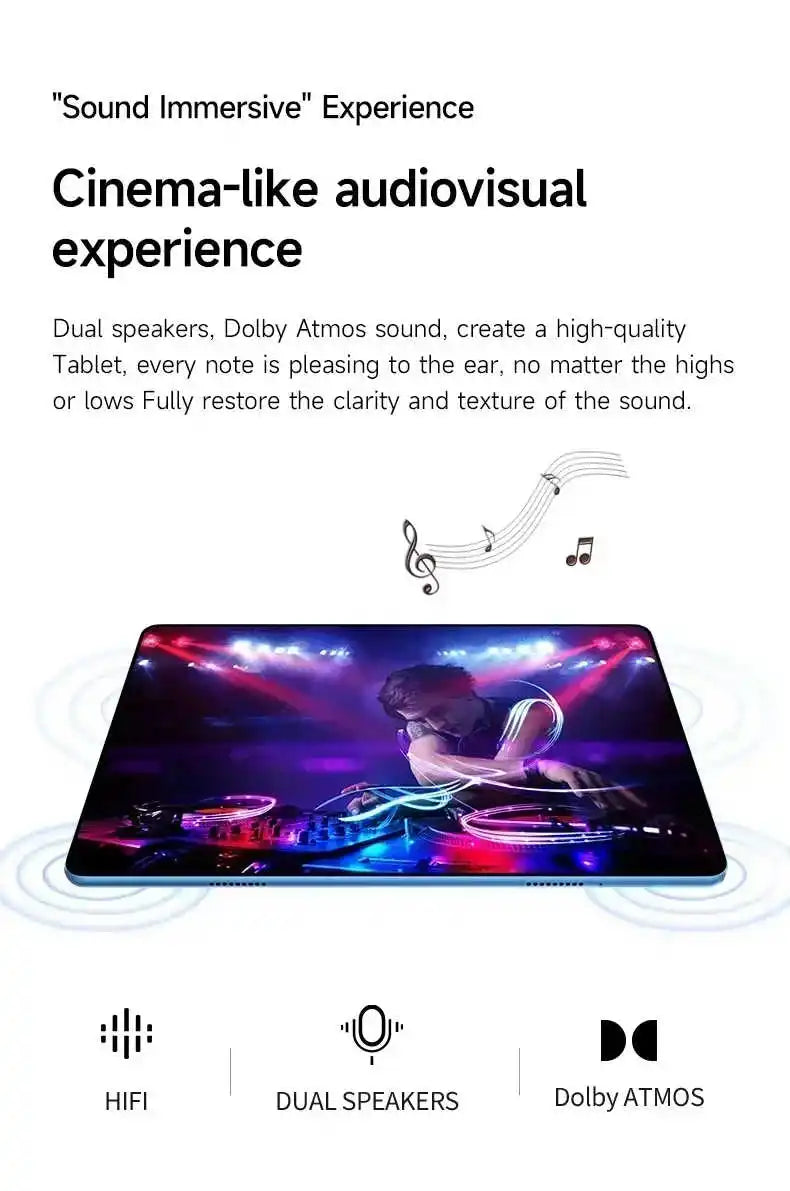 2026 12 inch iPad Air Pro 5G Tablet 24GB+2T 20000mAh Snapdragon 8Gen3  Android 16 5G Dual SIM GPS WIFI Original tableta android