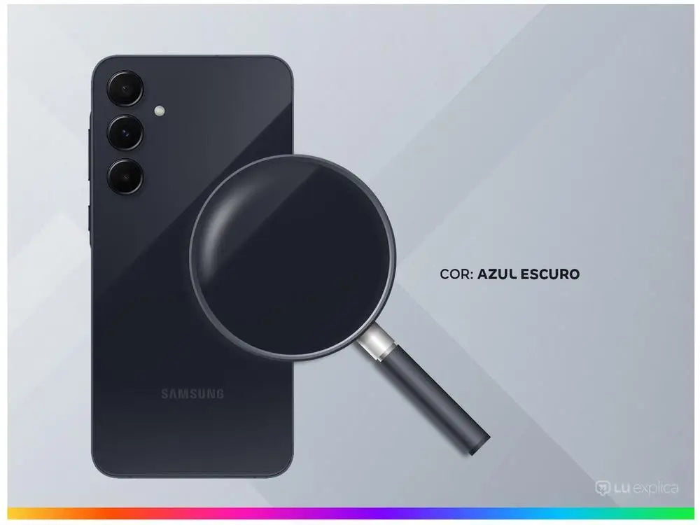 Smartphone Samsung Galaxy A55 128GB Dark Blue 5G 8GB RAM 6,6 "Camera. Triple + Selfie 32MP Dual Chip