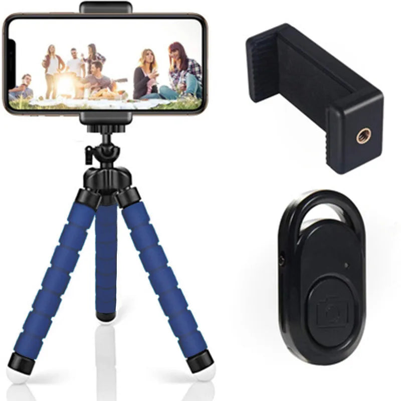 Smartphone Universal Tripod Phone Tripod for Mobile Monopod Tripod for Camera Holder Selfie Bluetooth-compatible Remote Shutter