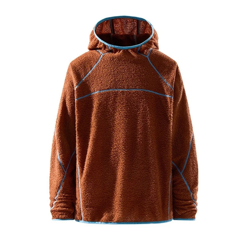 New Hooded Sweatshirt 2025 Winter Lightweight Ultra-Light Warm Hoodie Unisex Solid Color Thickened Hoodie for Autumn and Winter